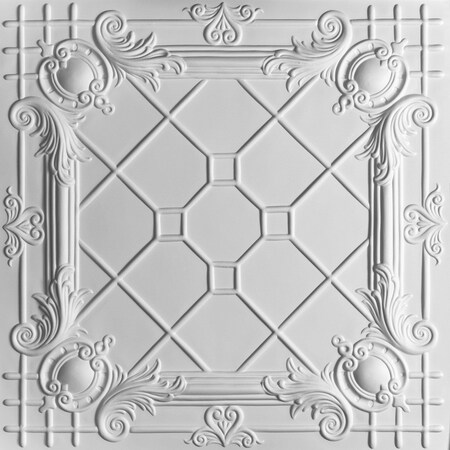 Ceilume Bentley 2ft x 2ft White Ceiling Tile V3-BENT-22WTO